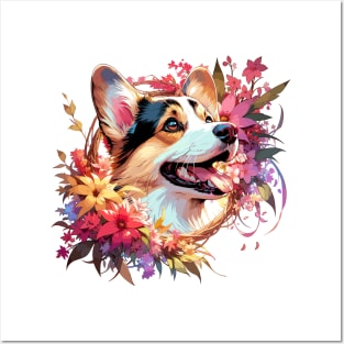 Cardigan Welsh Corgi Joyful Mothers Day Dog Mom Gift Posters and Art